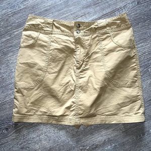 Vintage 90s Khaki Cargo Skort